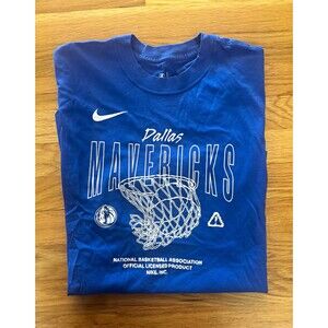 Nike Dallas Mavericks NBA Blue Graphic T-Shirt Shirt XS Officially Licensed